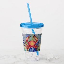 Tumbler för lycklig krab take away mugg