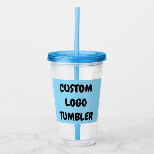 TUMBLER MED EGET LOGO Akryl Ingen minsta mängd Take Away Mugg