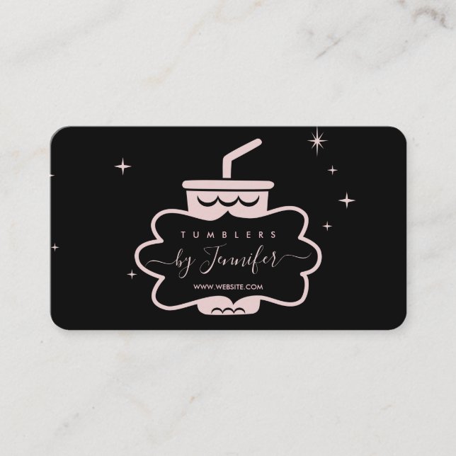 Tumbler mugg visitkort (Framsida)