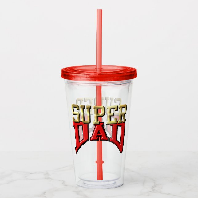 Tumbler - "TOPPEN PAPPA" Take Away Mugg (Framsida)