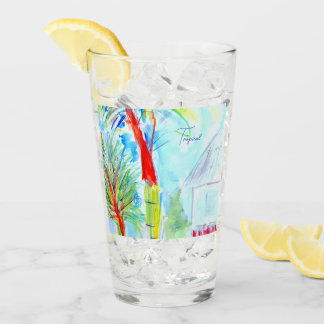 Tumblers av tropiskt glas