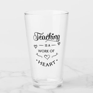 Tumblers för läraregåvaexponeringsglas glaskopp