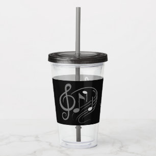 Tumblers för musik noteranpassningsbarnamn take away mugg