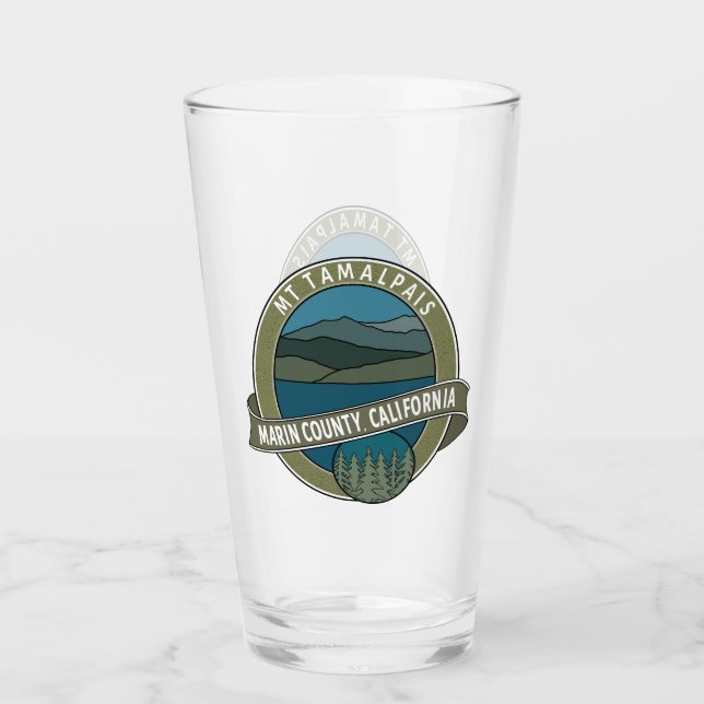 Tumblers Mt Tamalpais Marin California Glaskopp (Framsida)