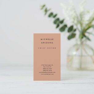 Tumbleweed Färg-minimalistisk Professionell Modern Visitkort
