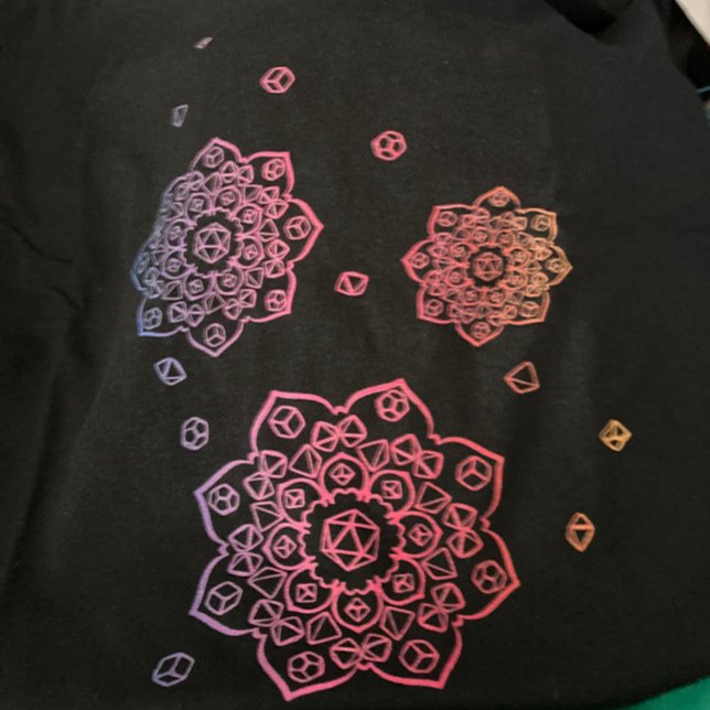 Tumbling Dice Mandala Shirt T Shirt (Skapare uppladdad)