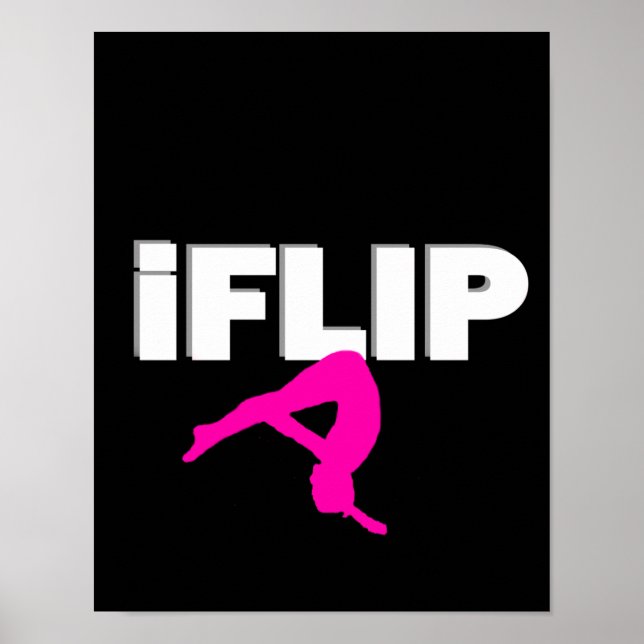 Tumbling gymnast poster (Framsidan)