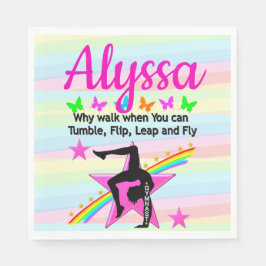 TUMBLING GYMNASTICS QUEEN PAPPERSSERVETT