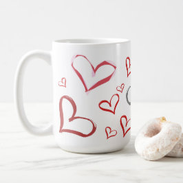 Tumbling Hearts Kaffemugg