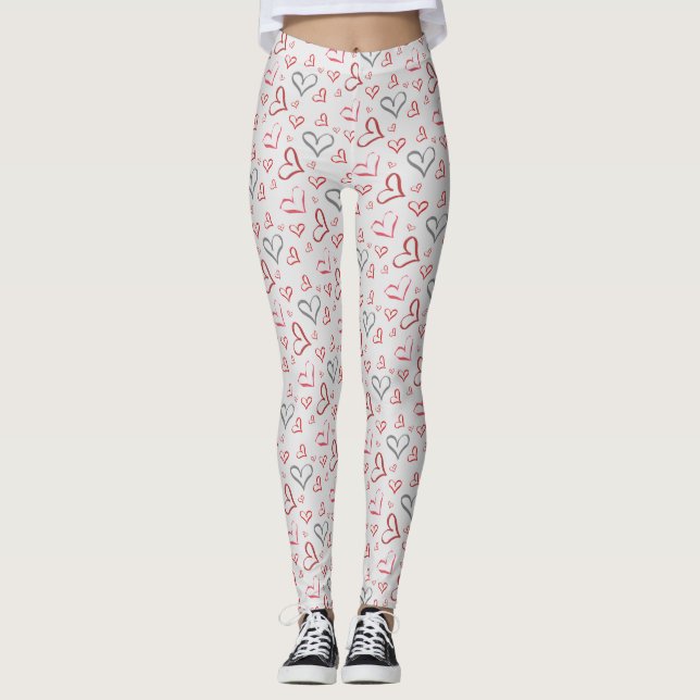 Tumbling Hearts Leggings (Framsida)