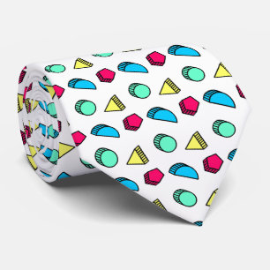 Tumbling Neo Memphis Stil Shapes Mönster 02 Slips
