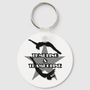 Tumbling och Trampoline Nyckelring