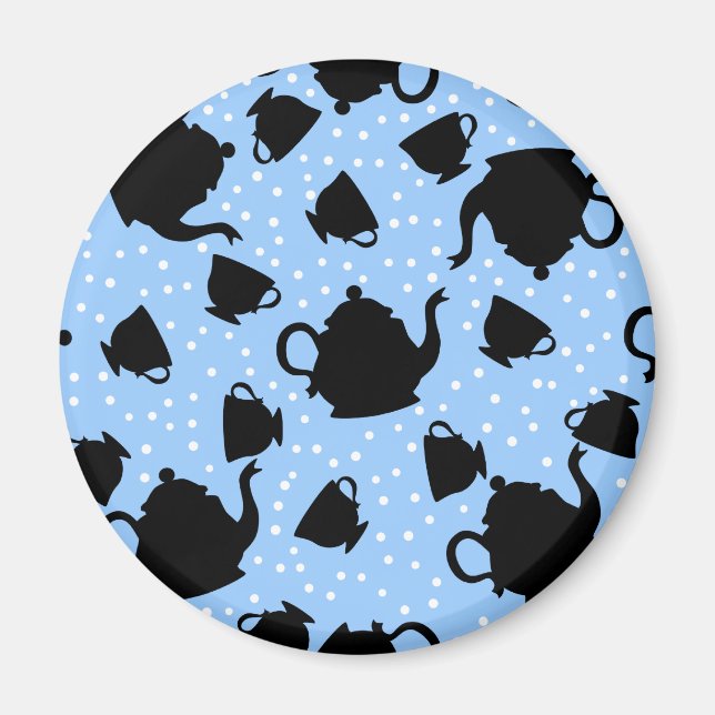 Tumbling Tea Party Magnet (Framsidan)