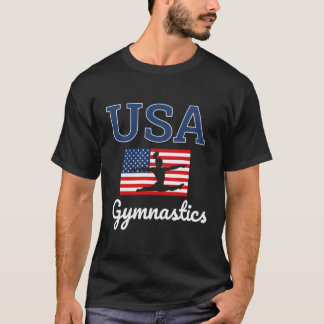 Tumbling Team Gear Gymnast Gymnastics Förenta stat T Shirt