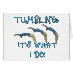 Tumblinggymnast Hälsningskort