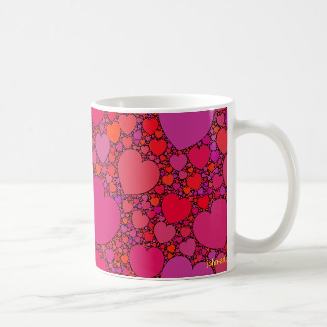 tumblinghjärtor 1 kaffemugg (Höger)