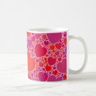 tumblinghjärtor 2 kaffemugg