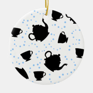 TumblingTeaparty Julgransprydnad Keramik