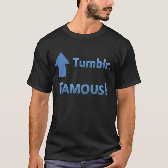 Tumblr. Berömd T-tröja Tröja (Framsida)