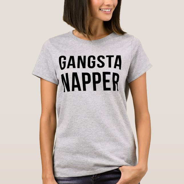Tumblr T-Shirt Gangsta Napper (Framsida)