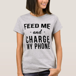 Tumblr T-Shirt Matar mig och laddar min Mobila