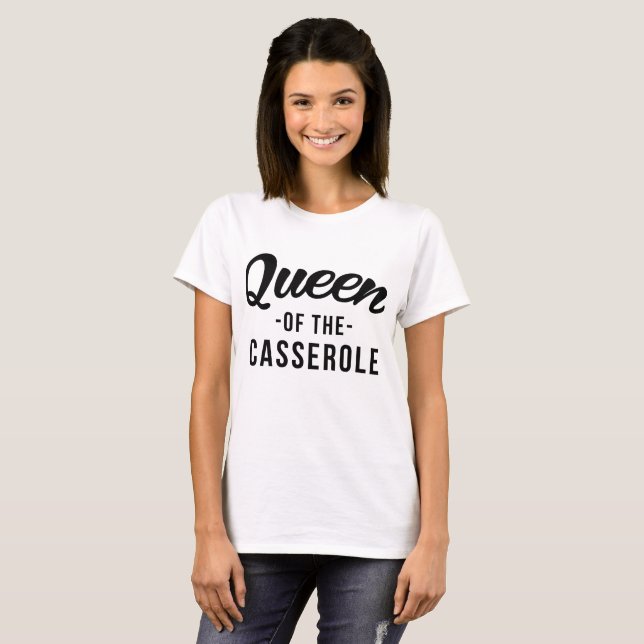 Tumblr T-Shirt Queen of the Casserole (Hel framsida)