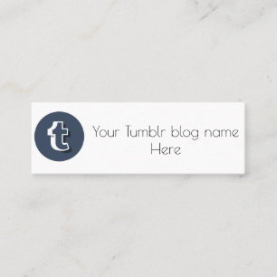 tumblrvisitkort mini visitkort