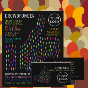Tumbsignalen, Crowdfunder, folkfinansiering Visitkort