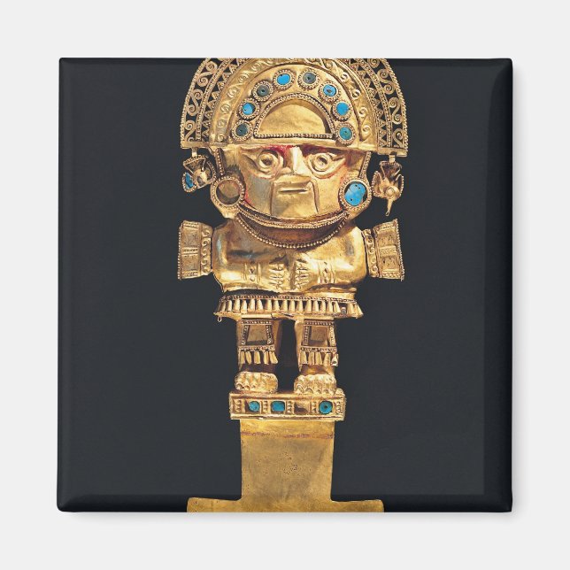 Tumi eller ceremonial knivar i form av magnet (Framsidan)