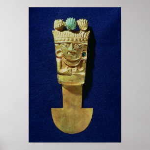 Tumi eller ceremonial knivar i form av poster