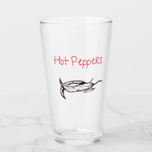Tumlare för barware med Hett Pepper-design Glaskopp