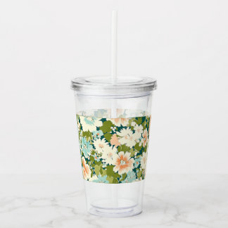 Tumlare för blommigt take away mugg