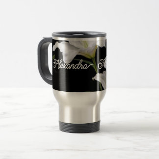 Tumlare med handtag, lock och stråla, stelfri resemugg