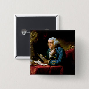 Tumme porträtt, Benjamin Franklin Grundlagsfader Knapp