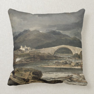 Tummel Bridge, Perthshire, c.1801-03 (olja på pan Kudde