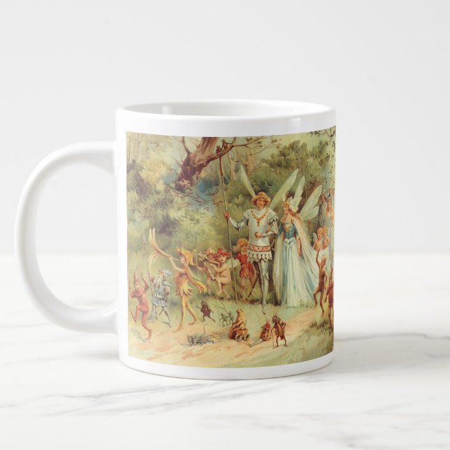 Tummen och Prinsens Bröllop, Klassiska Sagor Jumbo Mugg (Vänster)