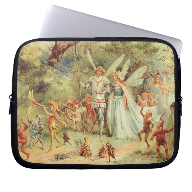 Tummen och Prinsens Bröllop, Klassiska Sagor Laptop Fodral (Framsidan)