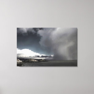 Tummen och stormmolnen canvastryck