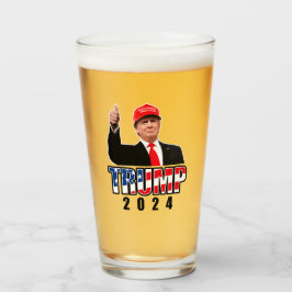 Tummen Upp Donald Trump 2024 Glaskopp