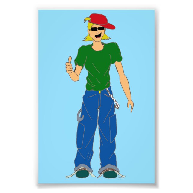 tummen upp fototryck (Framsidan)