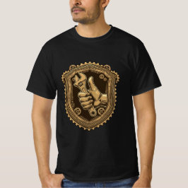 Tummen Upp Mekniker - Pålitlig Garage Skiftnyckel T Shirt