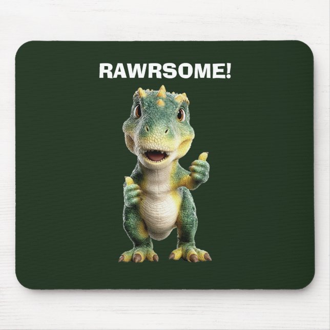 Tummen Upp T Rex Musmatta (Framsidan)