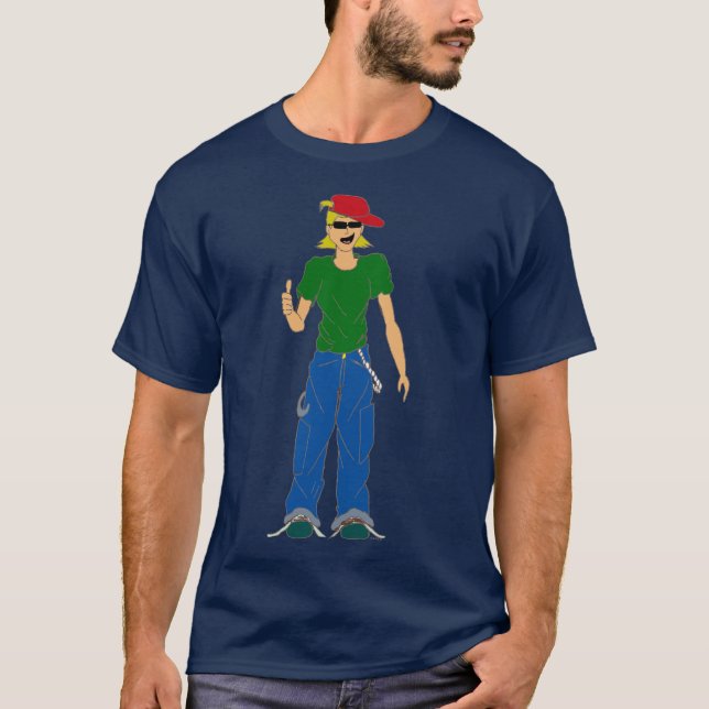 tummen upp t shirt (Framsida)