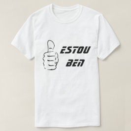 Tummen uppe och Galicien ord för jag är bra T-shirt