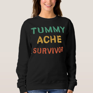 Tummy Ache Survivor Retro Vintage for Women Manar T Shirt