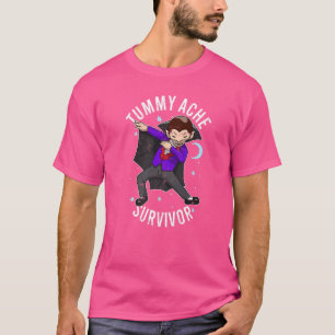 Tummy Ache Survivor Stomach Aches Buksmärta H T Shirt