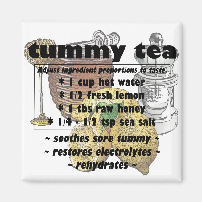 Tummy Tea Magnet (Framsidan)