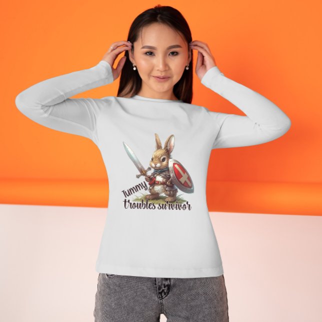 Tummy Troubles Survivor – Brave Bunny Edition T Shirt (Tummy Troubles Survivor – Brave Bunny Edition T-Shirt
)
