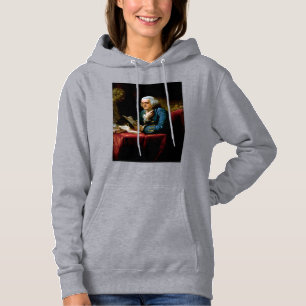 Tumnagel Porträtt, Benjamin Franklin Grundlagsfade T Shirt