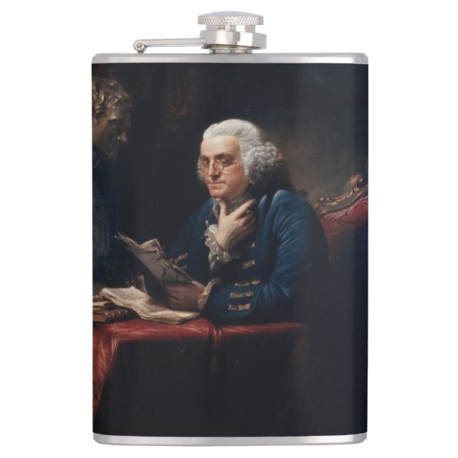 Tumnagel Porträtt Benjamin Franklin i Vita huset  Fickplunta (Framsidan)
